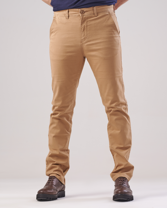 Beige Chino Pants – Classic Fit