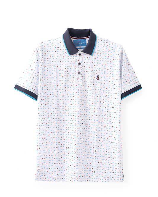 White Multi Polo