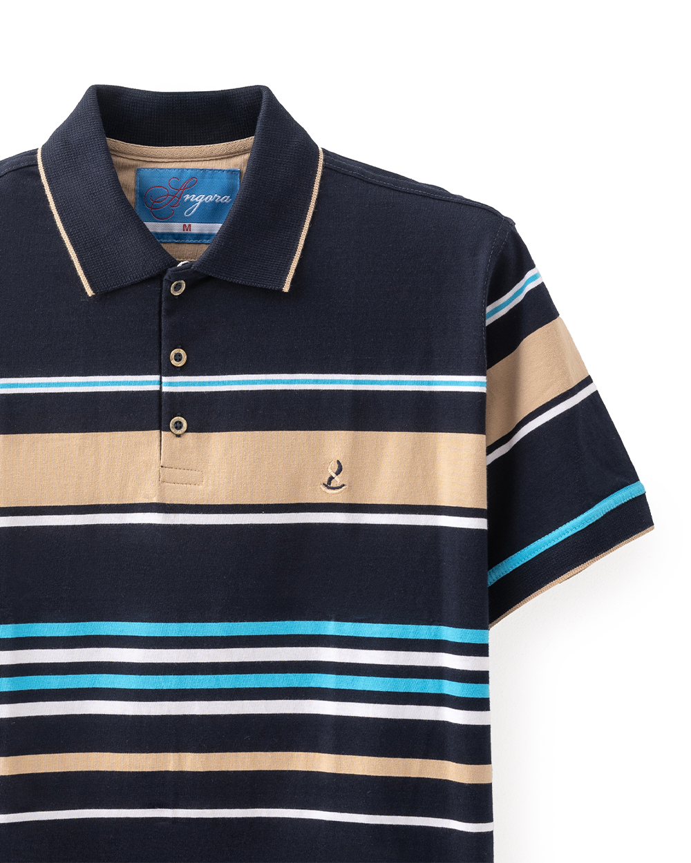 Navy Stripe Polo