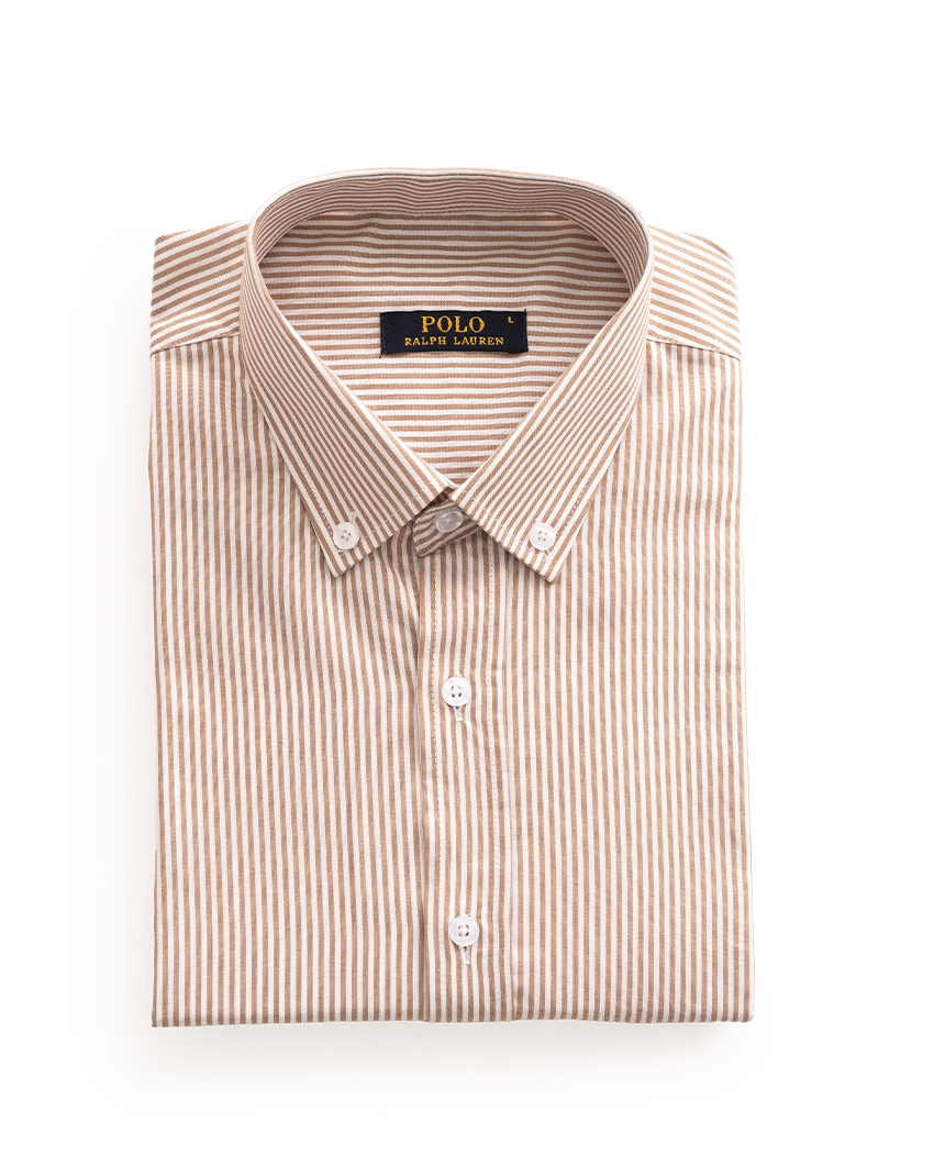 Beige Stripe Shirt