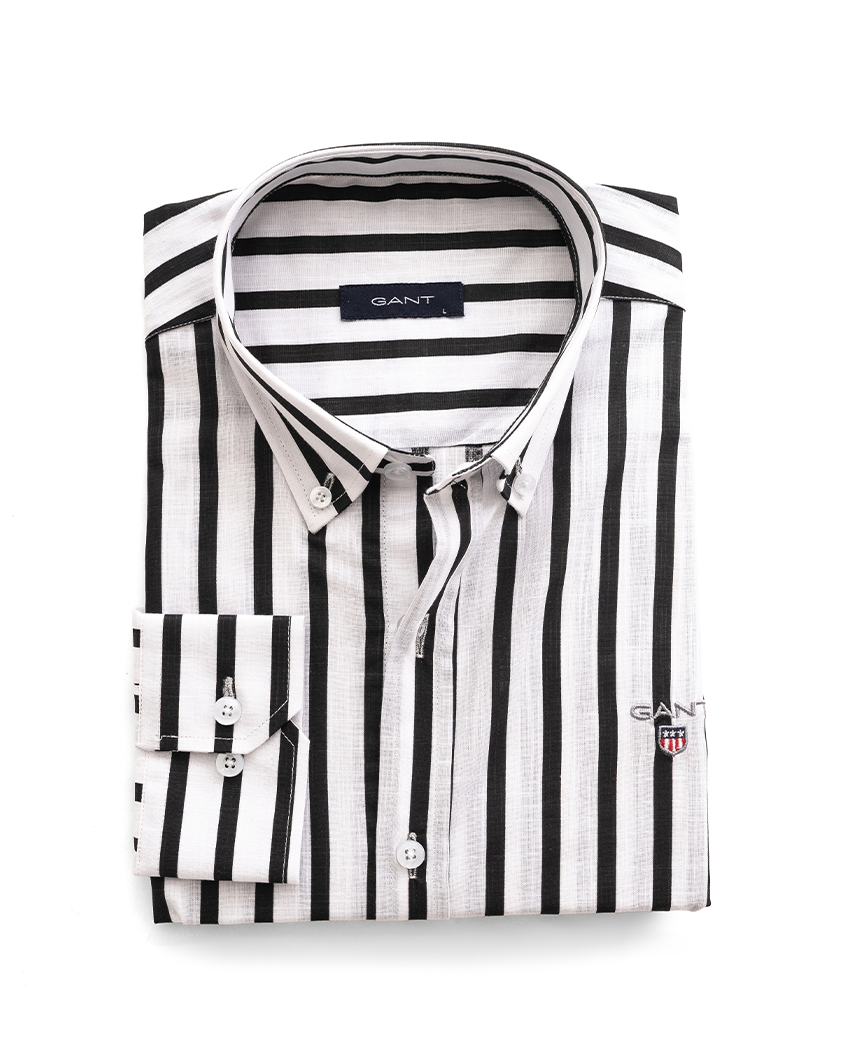 Black White Stripe Shirt