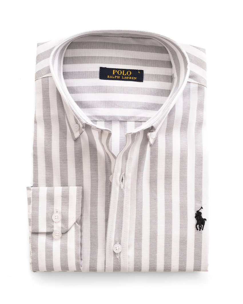 Grey Stripe Long Sleeve