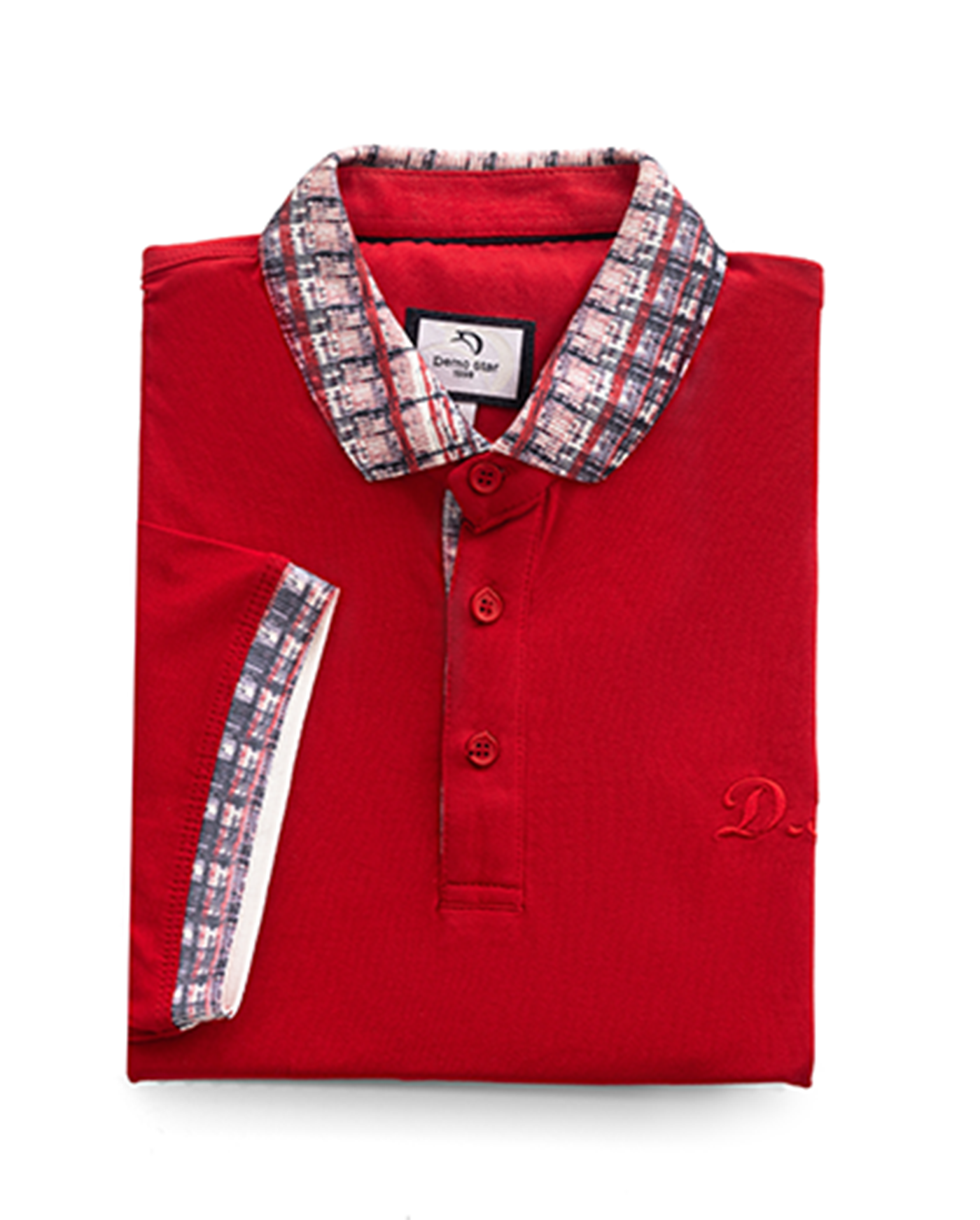Red Check Polo