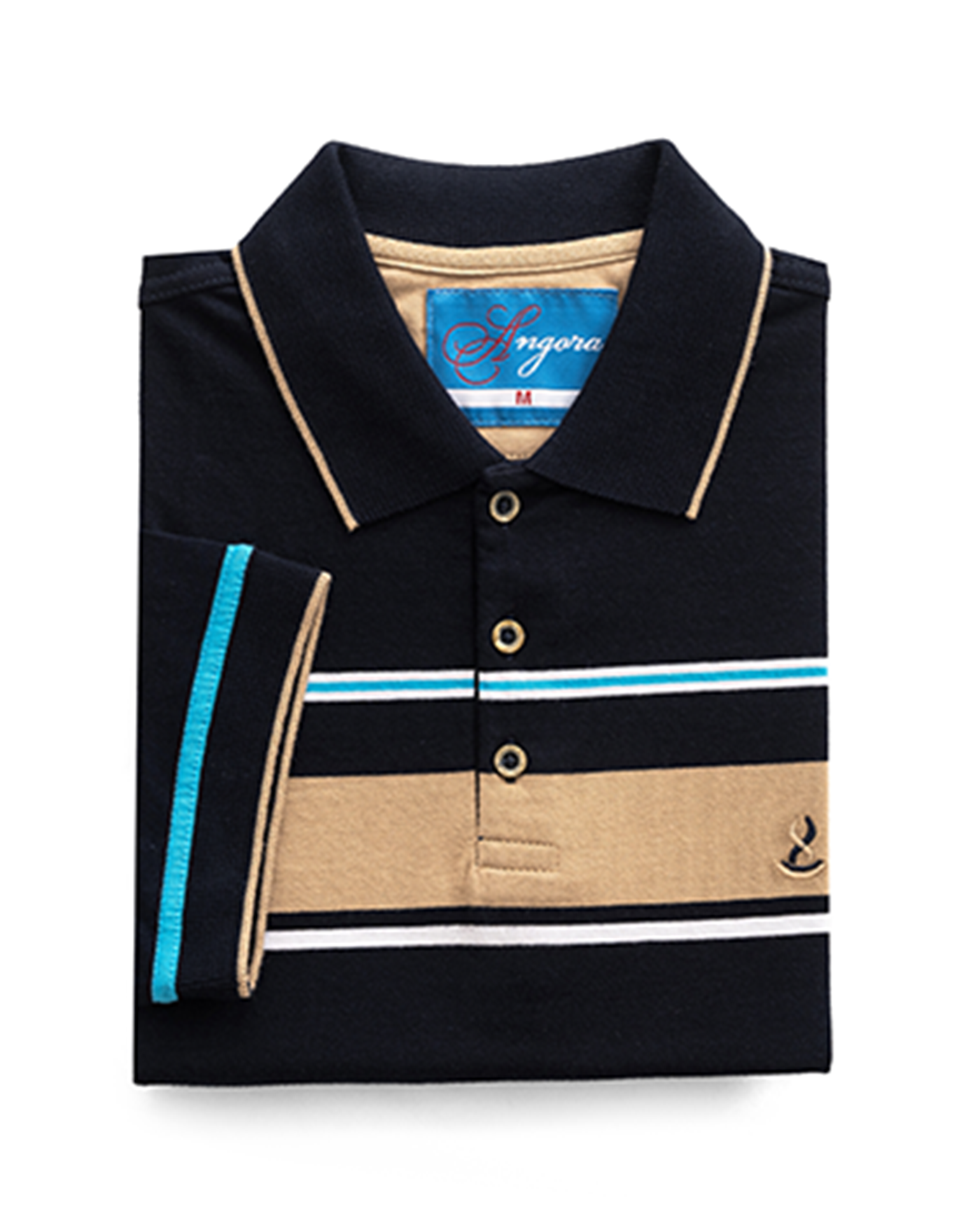 Navy Stripe Polo