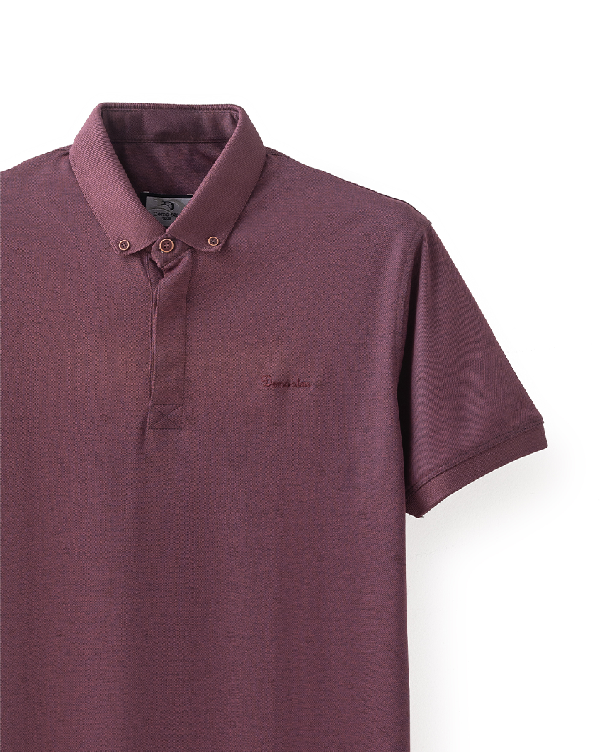 Maroon Polo Basic