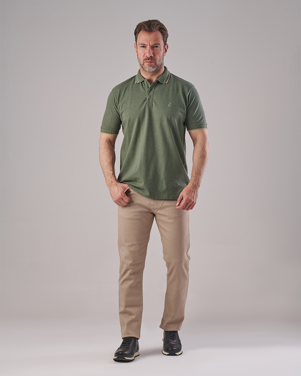 Olive Green Polo T-shirt