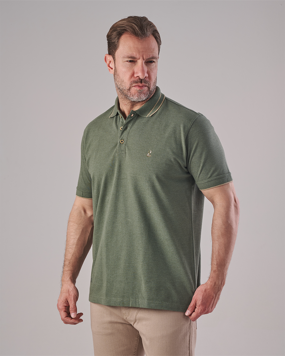Olive Green Polo T-shirt
