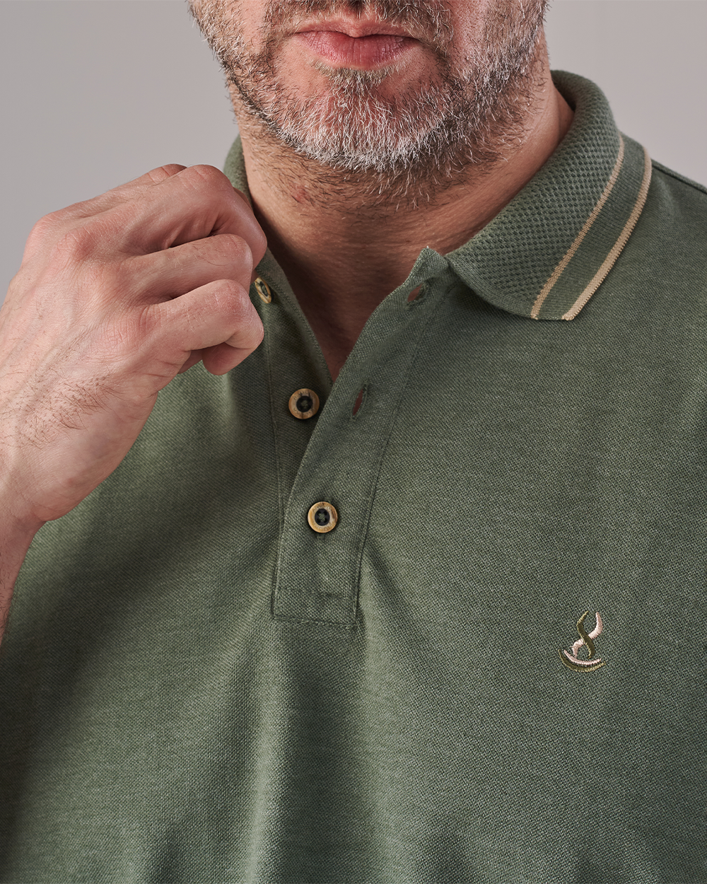 Olive Green Polo T-shirt