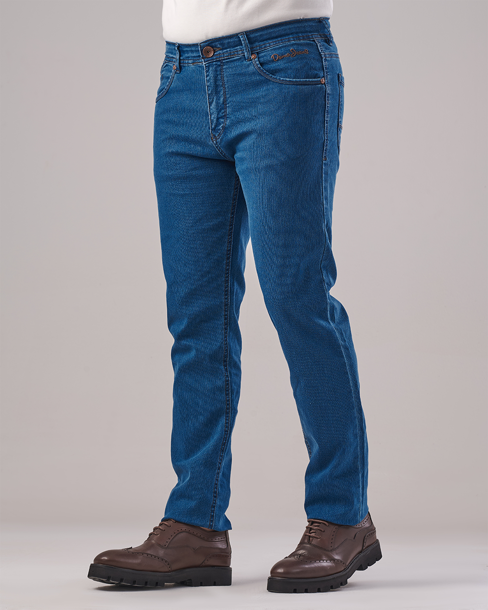 Mid Blue Denim Jeans