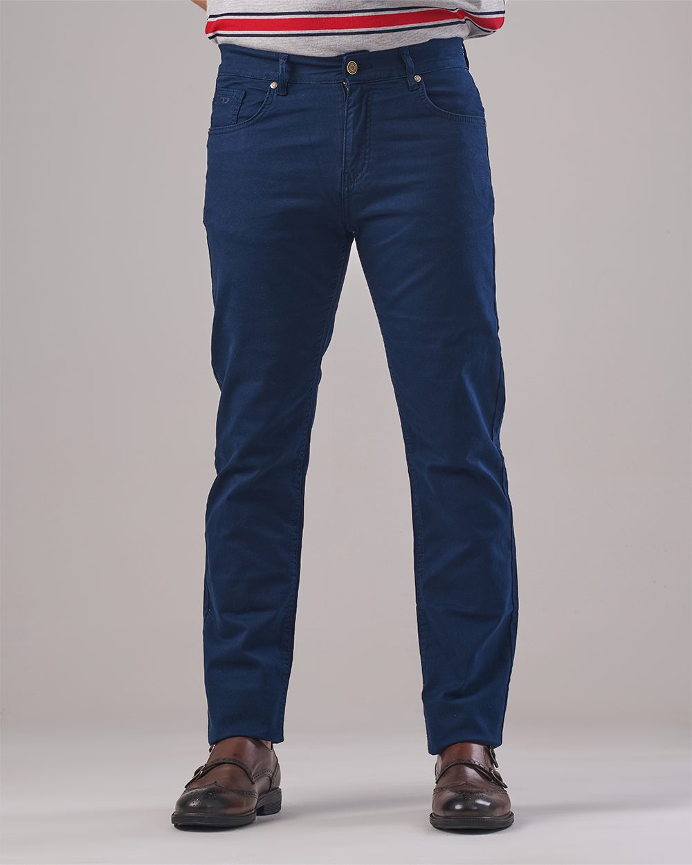 Washed Navy Denim Jeans