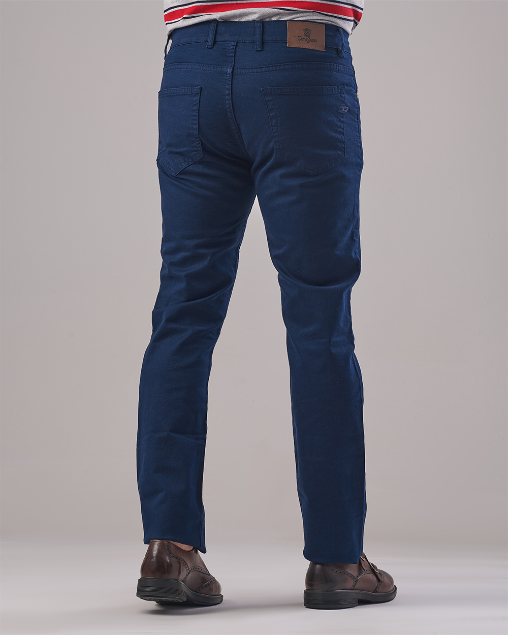 Washed Navy Denim Jeans