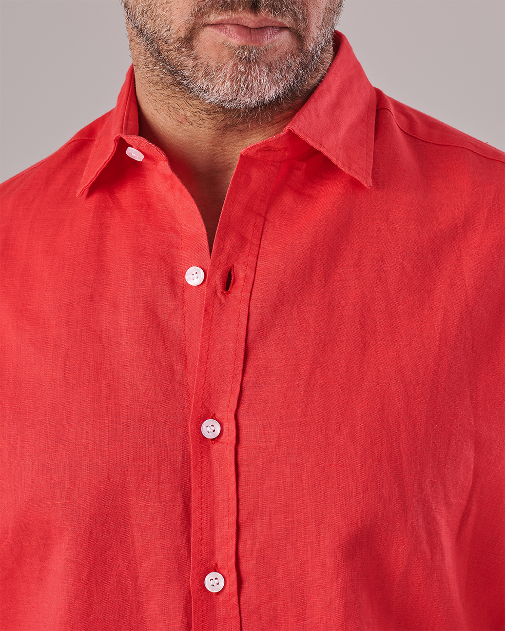 Watermelon Linen Shirt