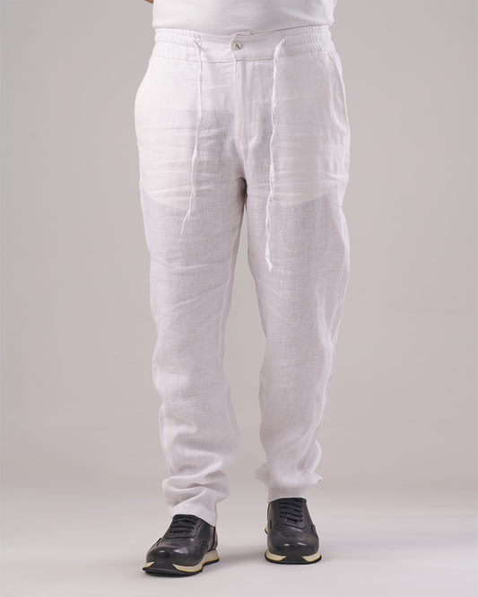 White Linen Pants