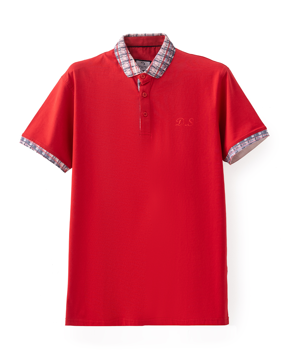 Red Check Polo