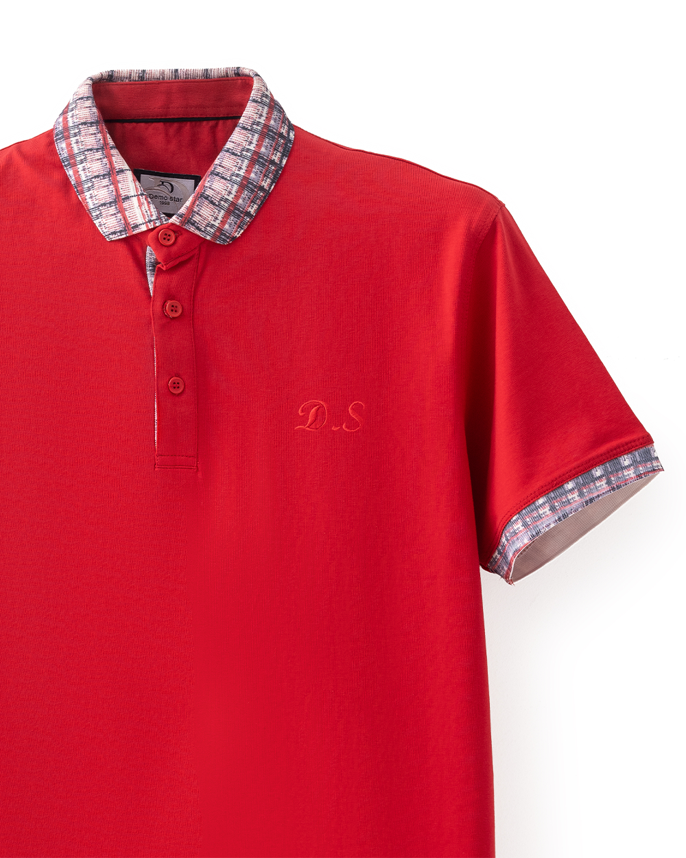 Red Check Polo