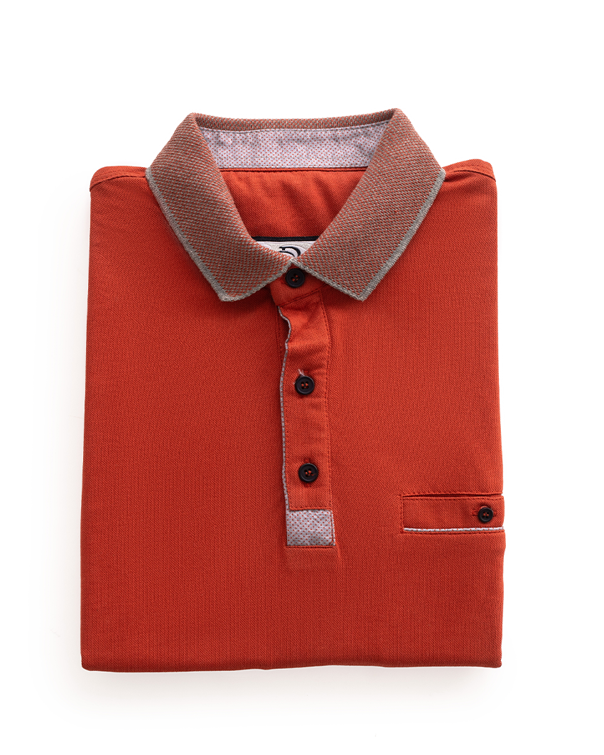 Orange Polo Pocket
