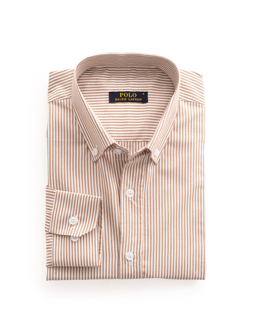 Beige Stripe Shirt