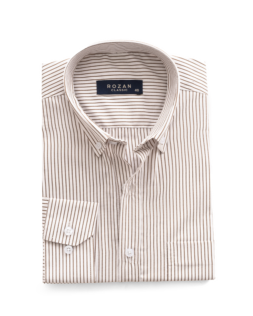 Brown Stripe Long Sleeve