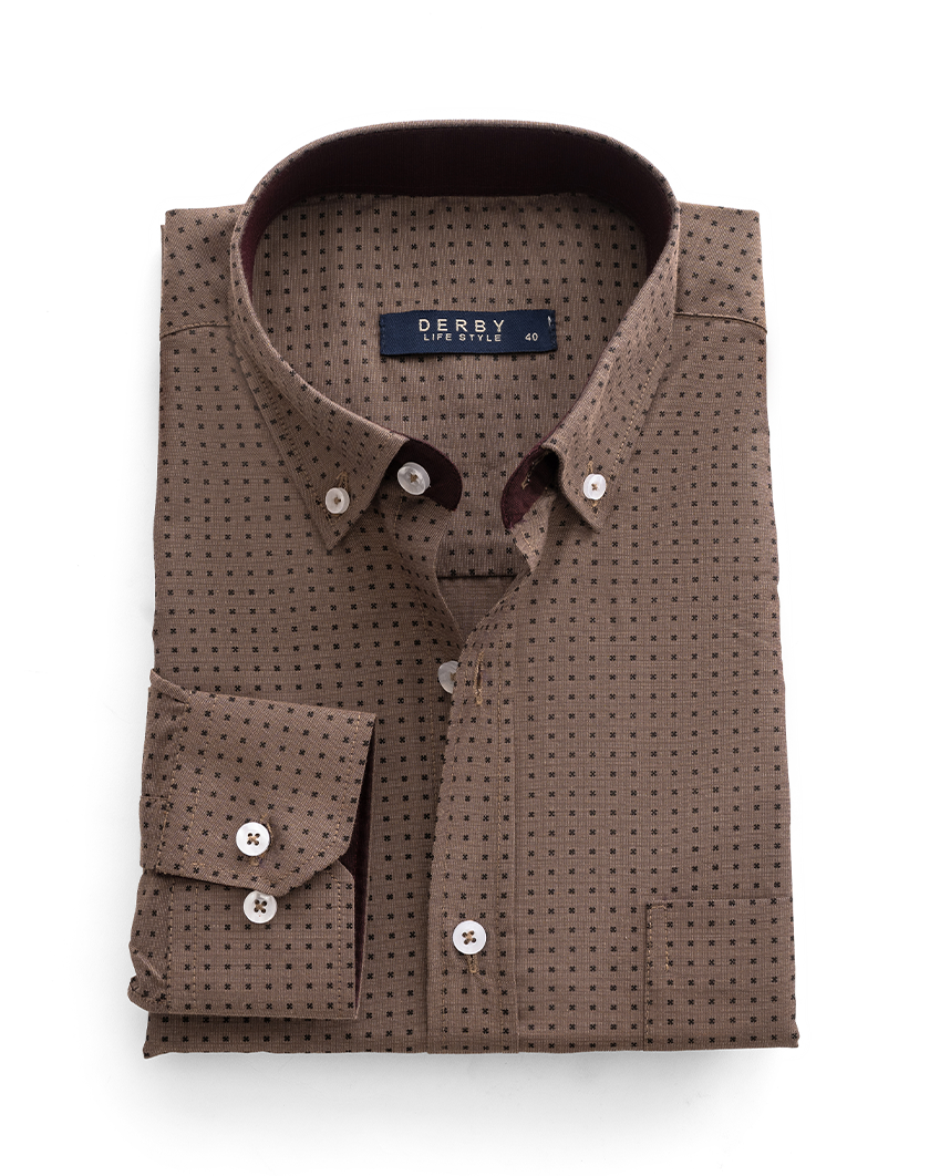 Brown Dot Long Sleeve