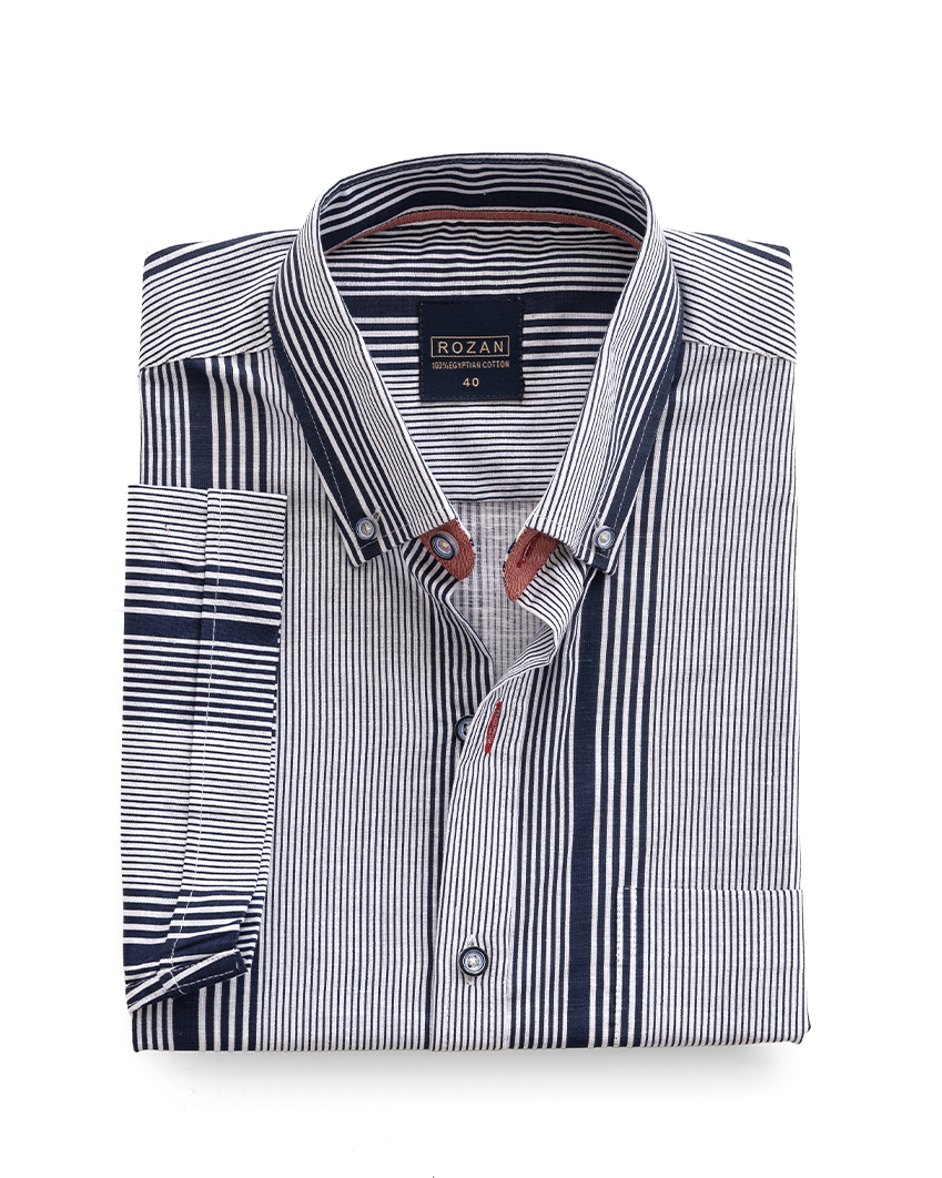Navy Stripe Shirt