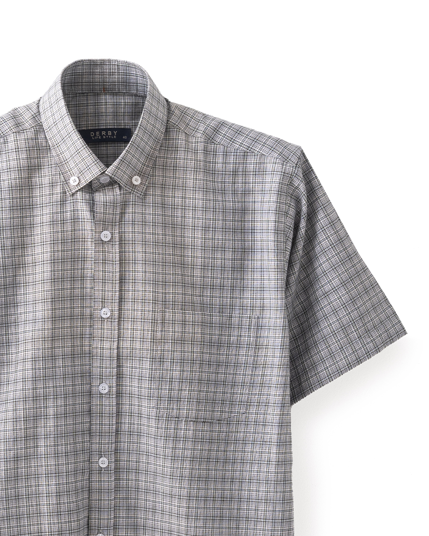 Grey Check Shirt