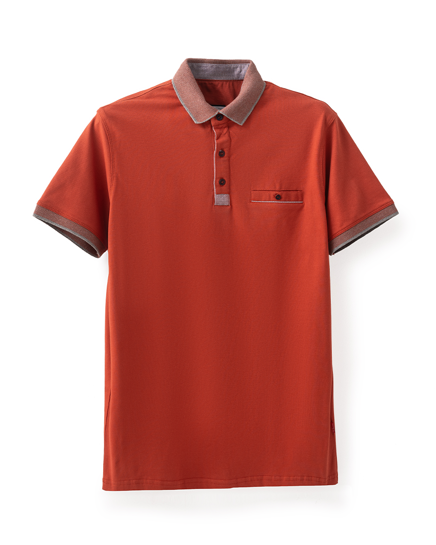 Orange Polo Pocket