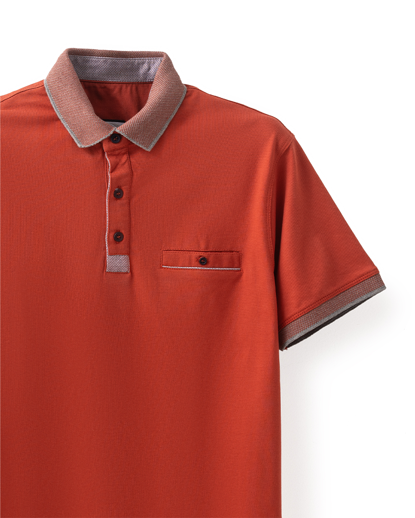 Orange Polo Pocket