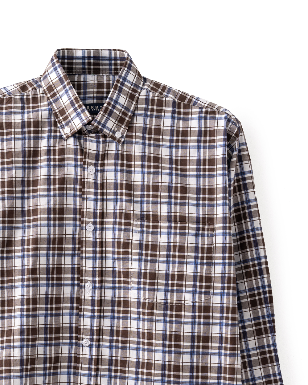 Brown Check Shirt