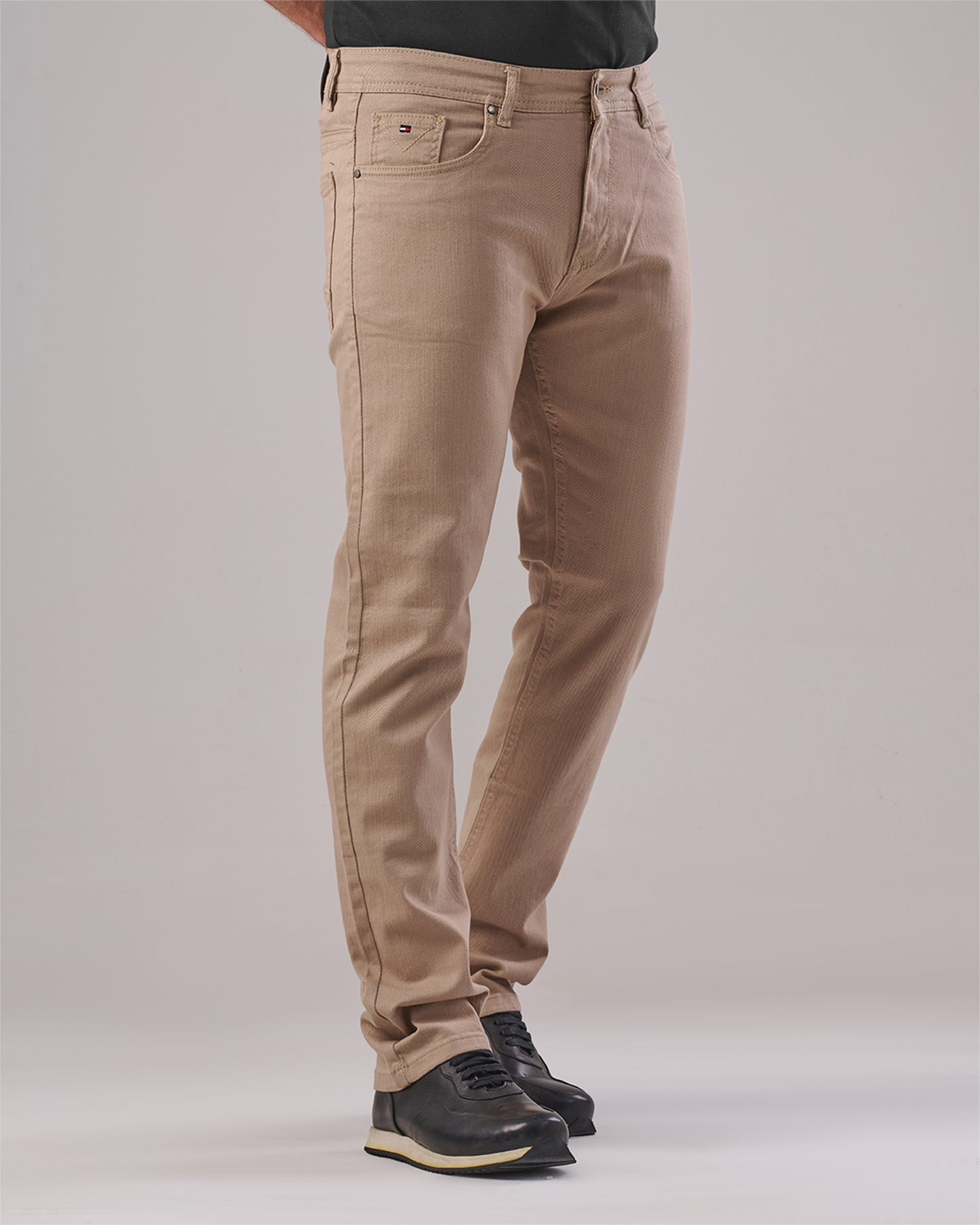 Light Mocha Denim Jeans - 5 Pockets - Regular Fit