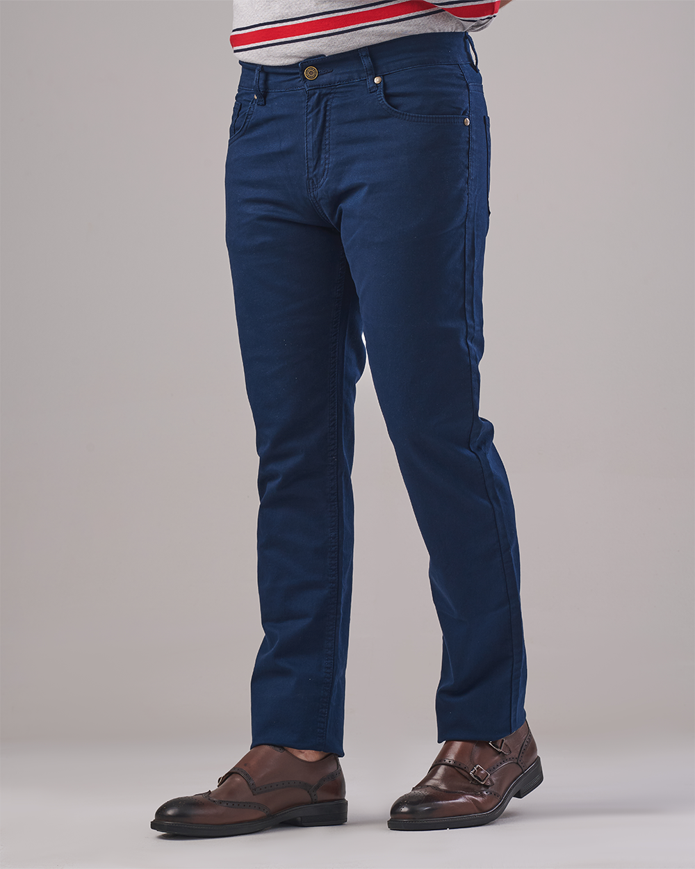 Washed Navy Denim Jeans