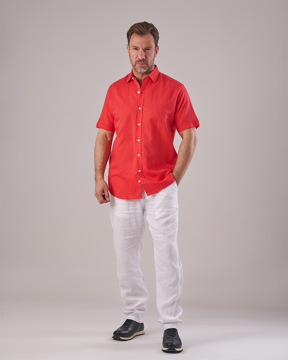 Watermelon Linen Shirt